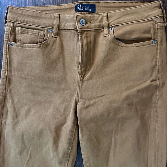 Gap Mustard Universal Leggings size 12/31T - Picture 2 of 6